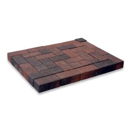 Betonklinker 8 Cm rood / Zwart