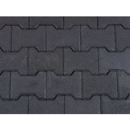 H profiel klinker 8 cm antraciet